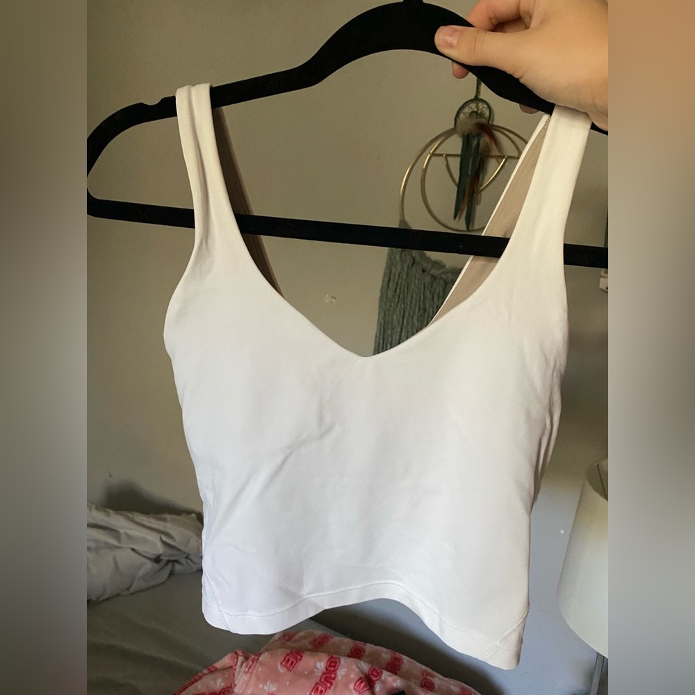 White lululemon align tank